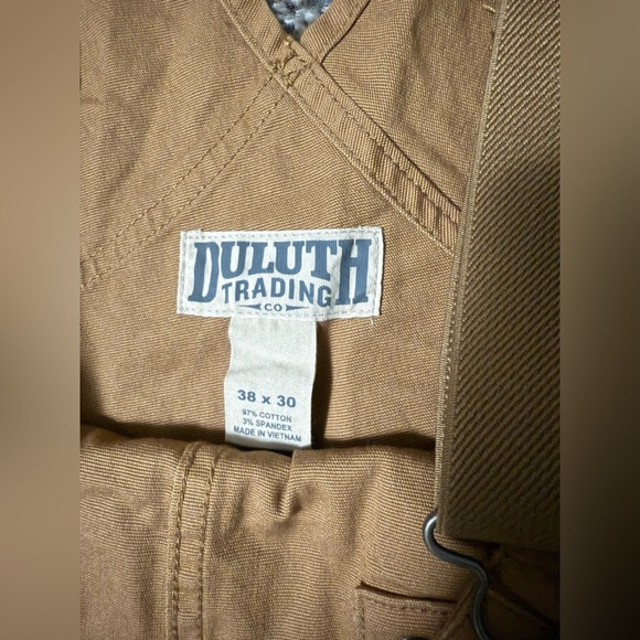 Duluth Trading Co. | Men's DuluthFlex Fire Hose Bib Overalls | 38x30 - Picture 2 of 3